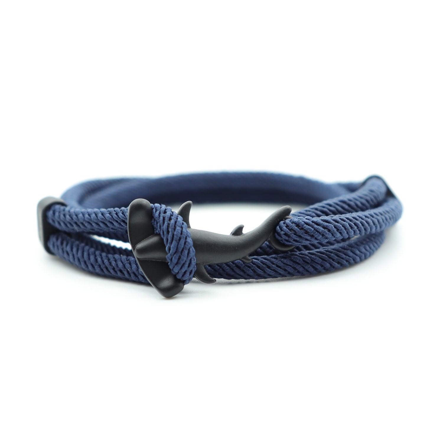 Hammerhead shark bracelet - Style's Bug Black + Navy