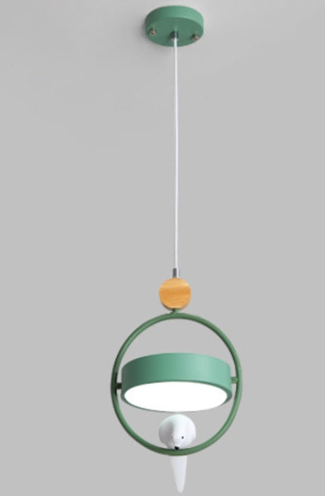 "Parrot under the light" lamp by Style's Bug - Style's Bug Green