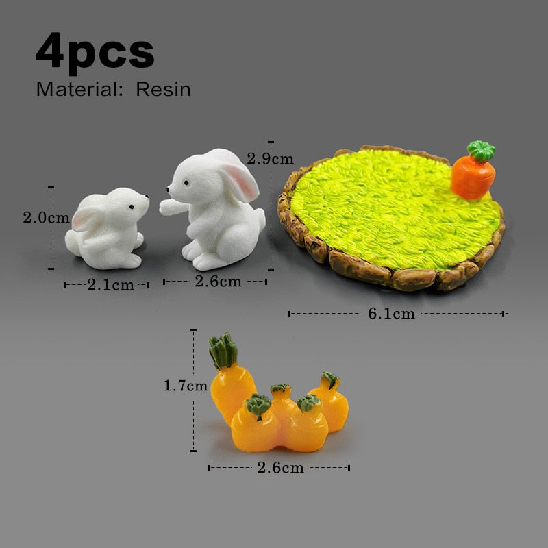 The world of mini Rabbits - Style's Bug 4pcs Rabbit