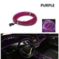 Car Interior LED light Strips - Style's Bug Purple / 1 meter / USB drive
