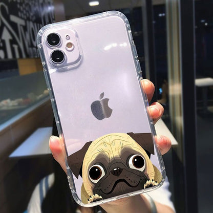 "Starring cartoon Pug" iPhone case - Style's Bug For iPhone 14Pro MAX