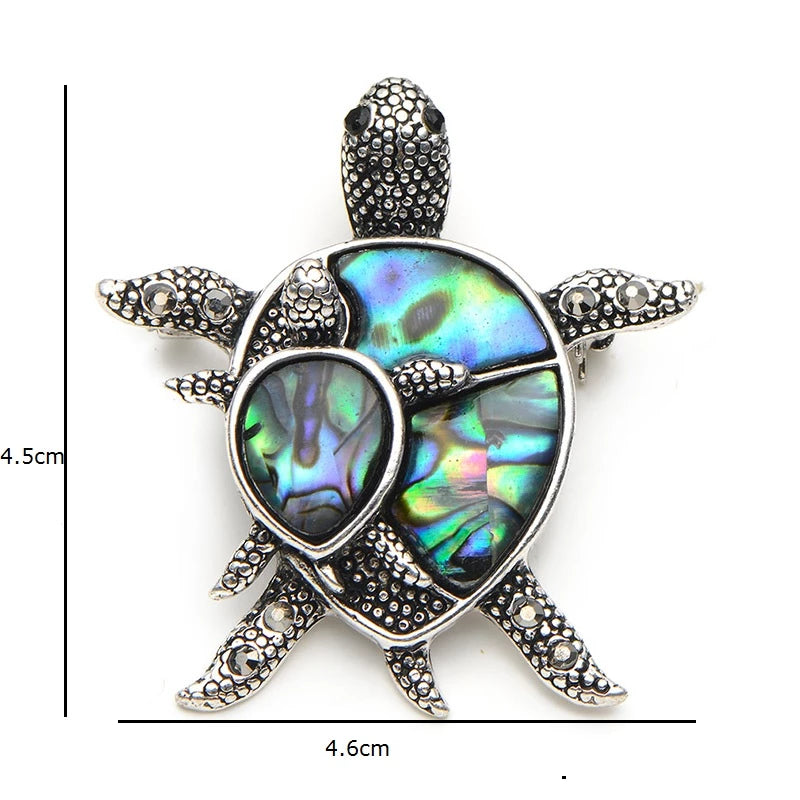 Realistic Turtle brooches - Style's Bug 2 x Mom and the Son turtle