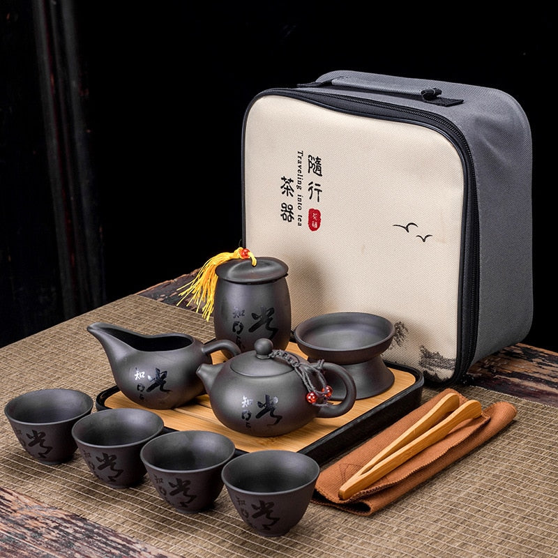 Portable Retro Clay Teaware set by SB - Style's Bug B
