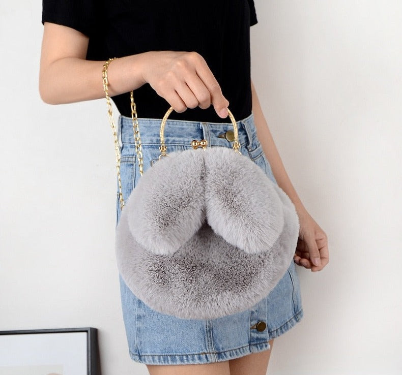 "Fluffy Bunny" mini shoulder bag by SB - Style's Bug