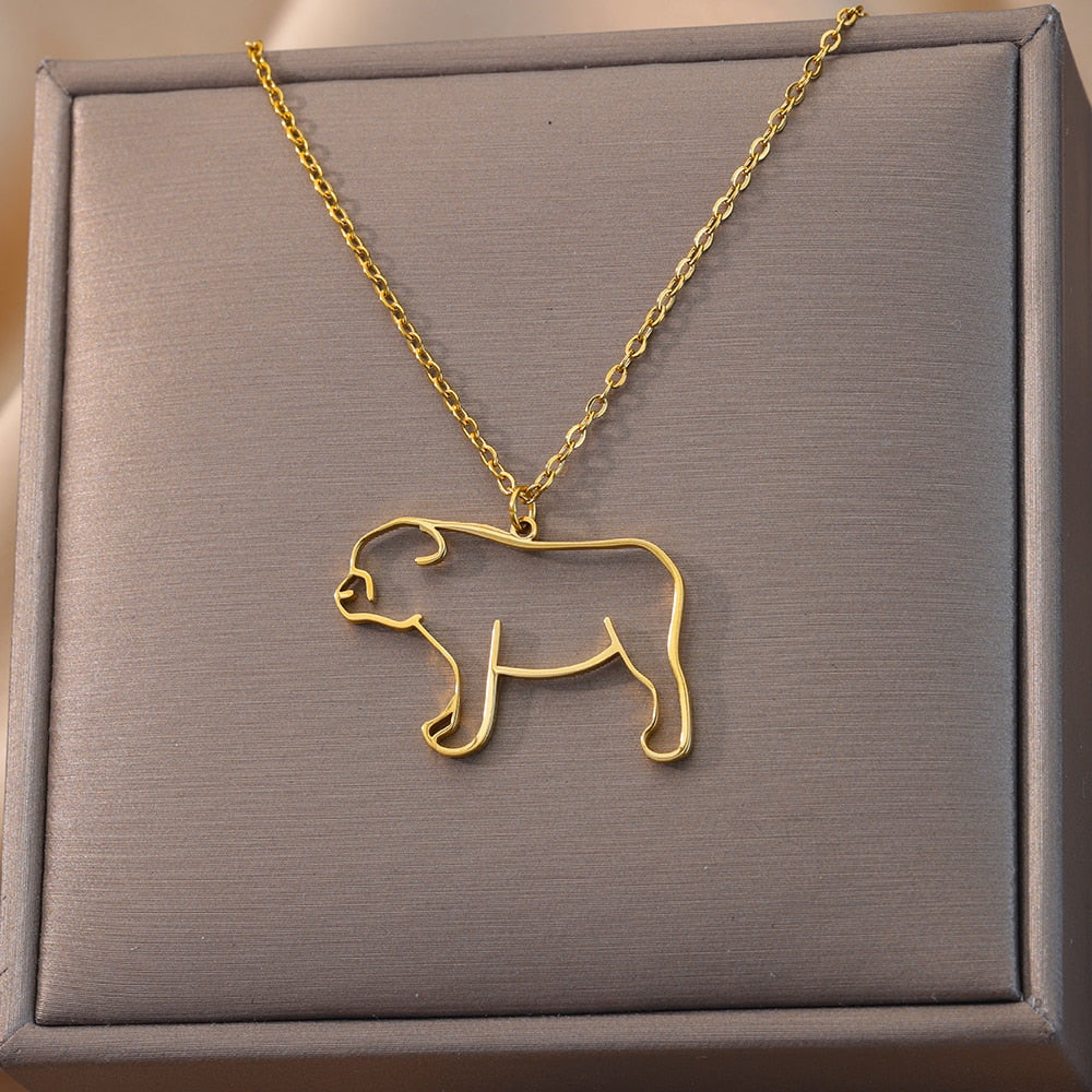 Artistic Dog necklaces