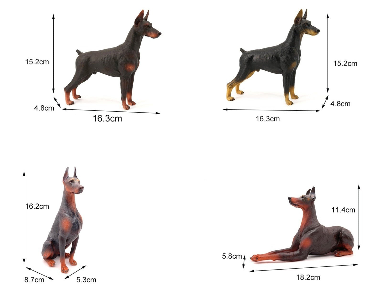 "Doby the Dobermann" Realistic ornaments by SB - Style's Bug