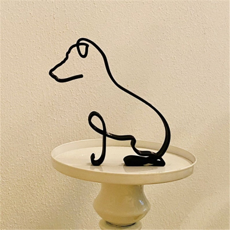 Realistic Dog shaped Standing ornaments - Style's Bug