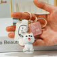 Funny & Cute Dog Keychains (2pcs pack) - Style's Bug Samoyed A