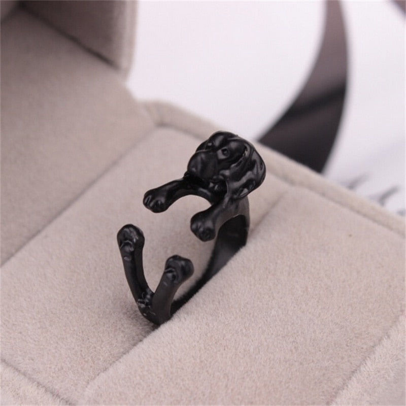 Realistic Labrador Retriever rings (2pcs pack) - Style's Bug