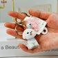 Funny & Cute Dog Keychains (2pcs pack) - Style's Bug Bichon Frise A
