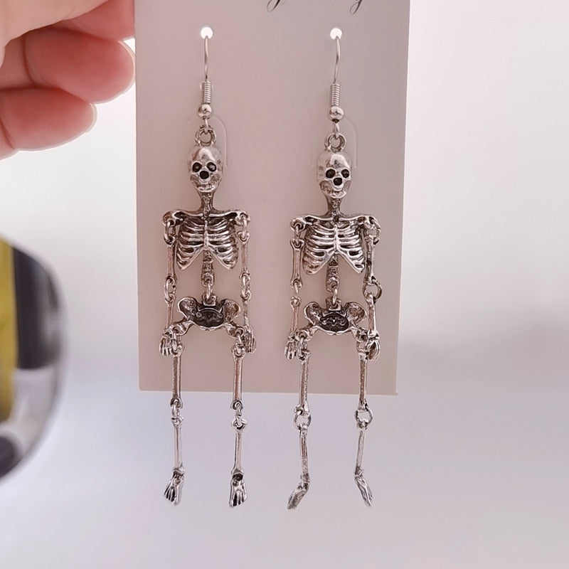 Mr. & Mrs. Skeleton Earrings by Style's Bug (2pcs pack) - Style's Bug