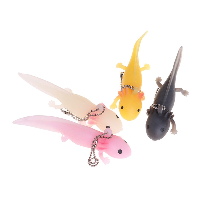 Squeezable Anti-stress Axolotl keychains by SB (3pcs pack) - Style's Bug