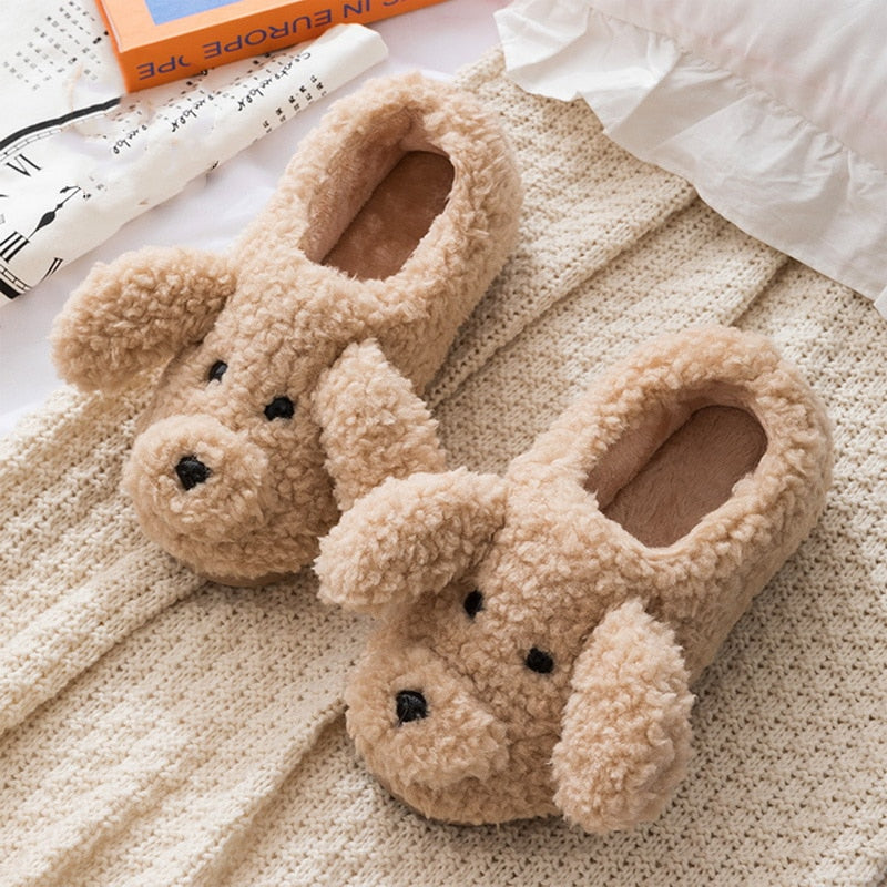 Poodle slippers by SB - Style's Bug Khaki slip-on / 36-37 (22.5cm)
