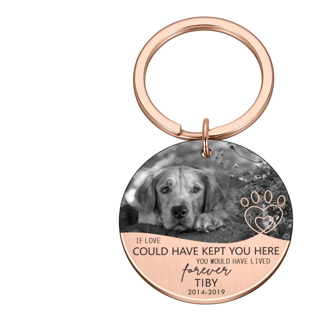 Personalised Dog Remembrance Keychains by Style's Bug - Style's Bug Rose Gold