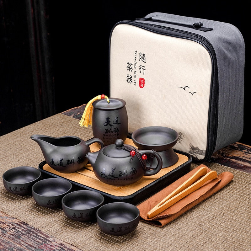 Portable Retro Clay Teaware set by SB - Style's Bug G