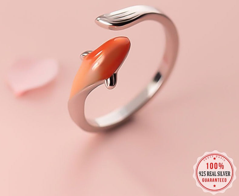 " The Blind Koi " Adjustable Ring