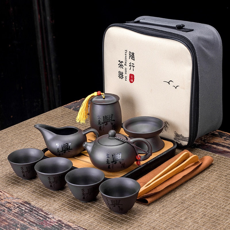 Portable Retro Clay Teaware set by SB - Style's Bug K