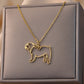 Artistic Dog necklaces (2pcs pack)