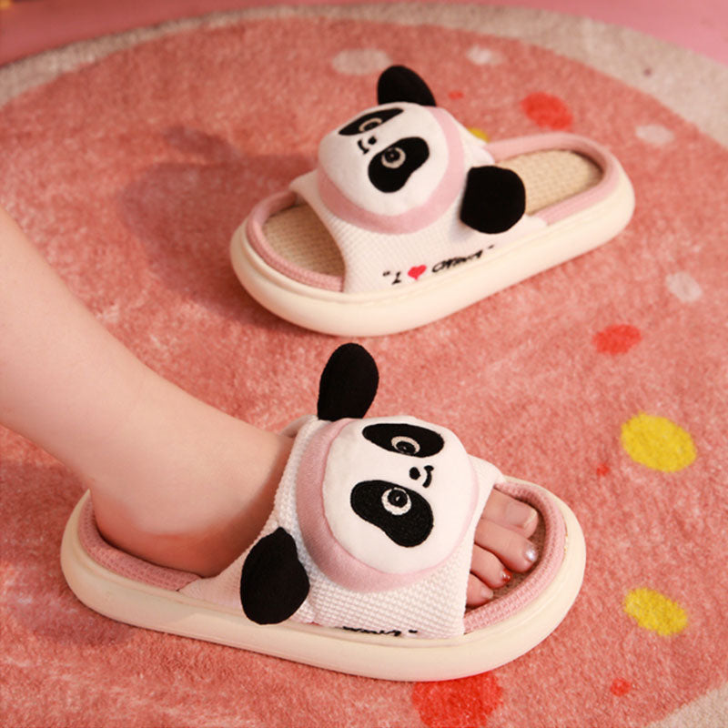 Cute Thick Sole Slippers by SB - Style's Bug Pink Panda / 36-37(foot 230mm)