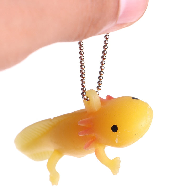 Squeezable Anti-stress Axolotl keychains by SB (3pcs pack) - Style's Bug