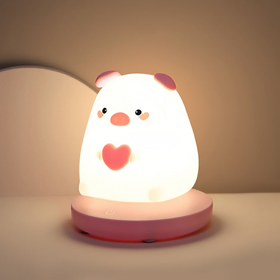 Chubby Squishy animal night lamps - Style's Bug Pig