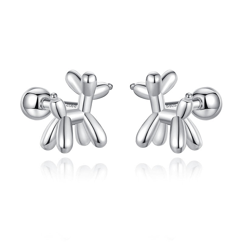 Standard Poodle earrings by Style's Bug - Style's Bug Silver