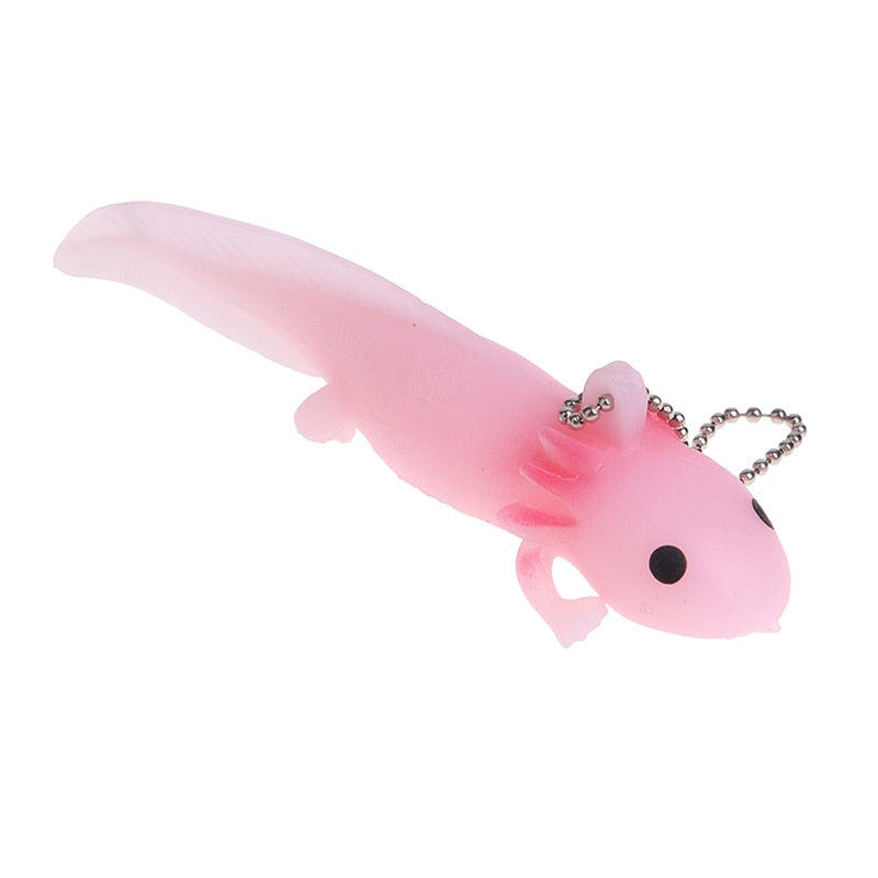 Squeezable Anti-stress Axolotl keychains by SB (3pcs pack) - Style's Bug Pink