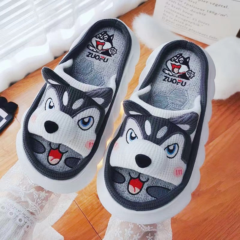 Cute Thick Sole Slippers by SB - Style's Bug Husky02 / 36-37(foot 230mm)