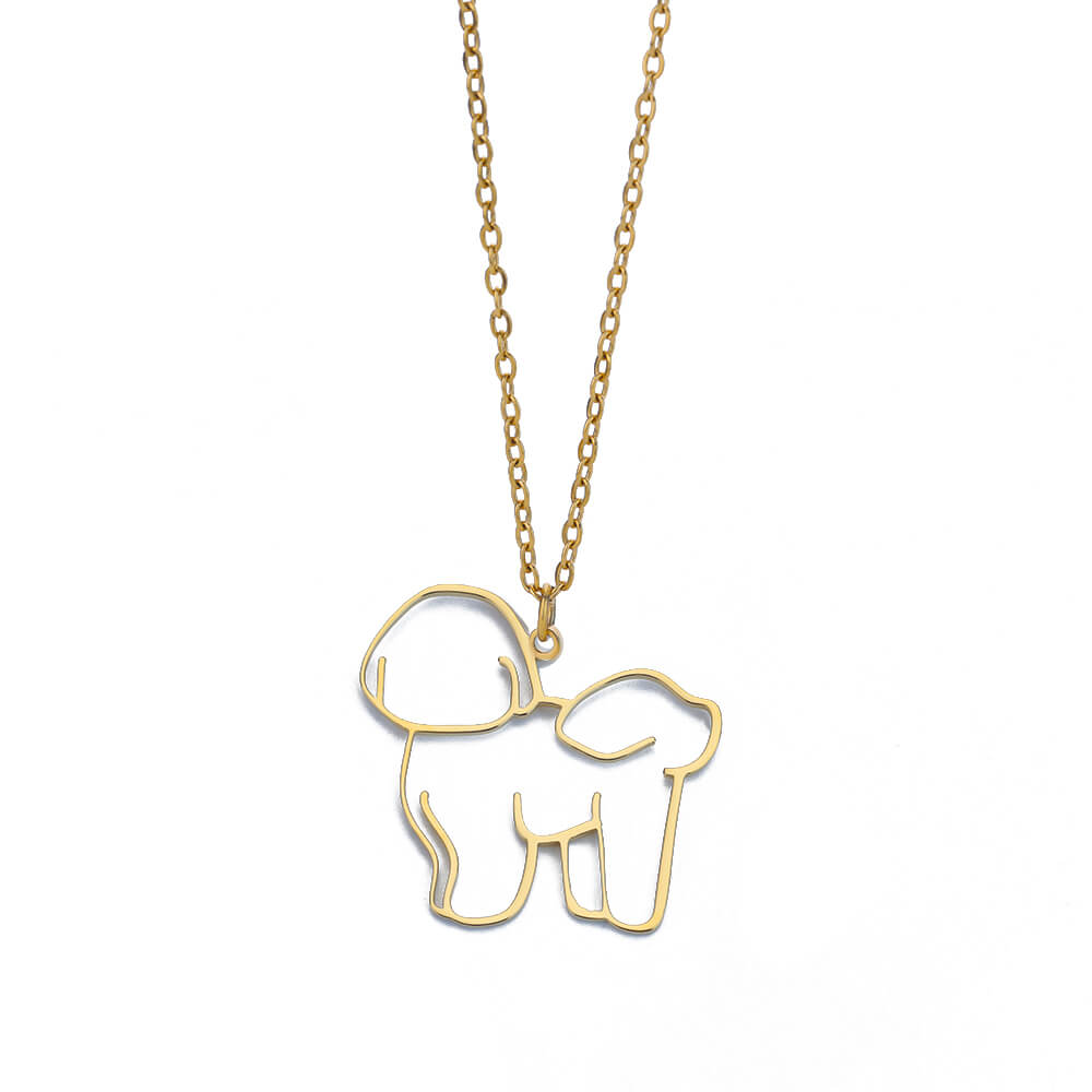 Artistic Dog necklaces