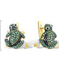 "Crystal Green Frog" jewelry by Style's Bug - Style's Bug