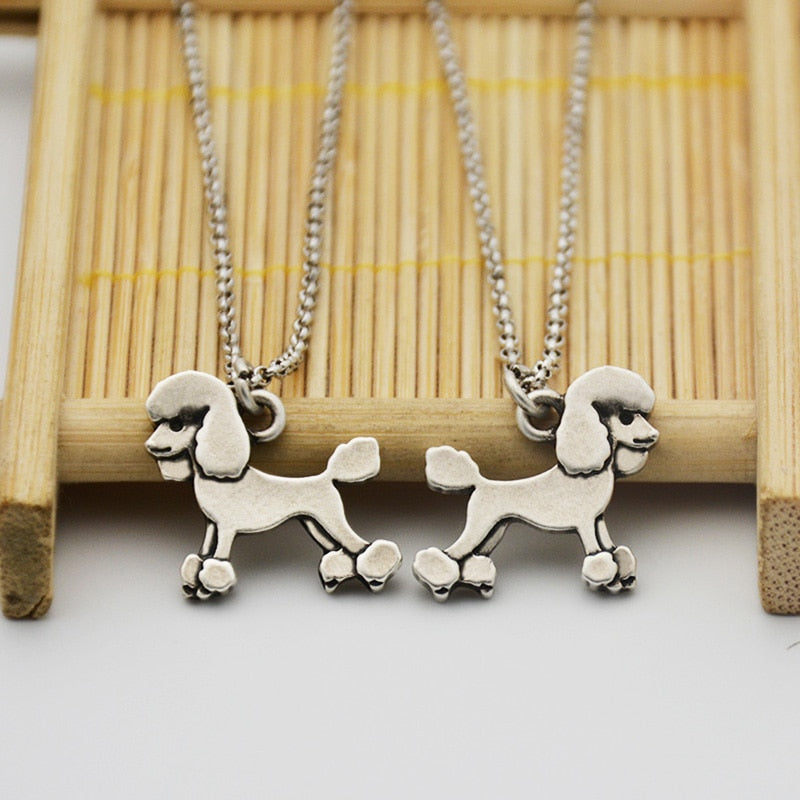 Vintage Poodle necklace (2 necklaces set) - Style's Bug