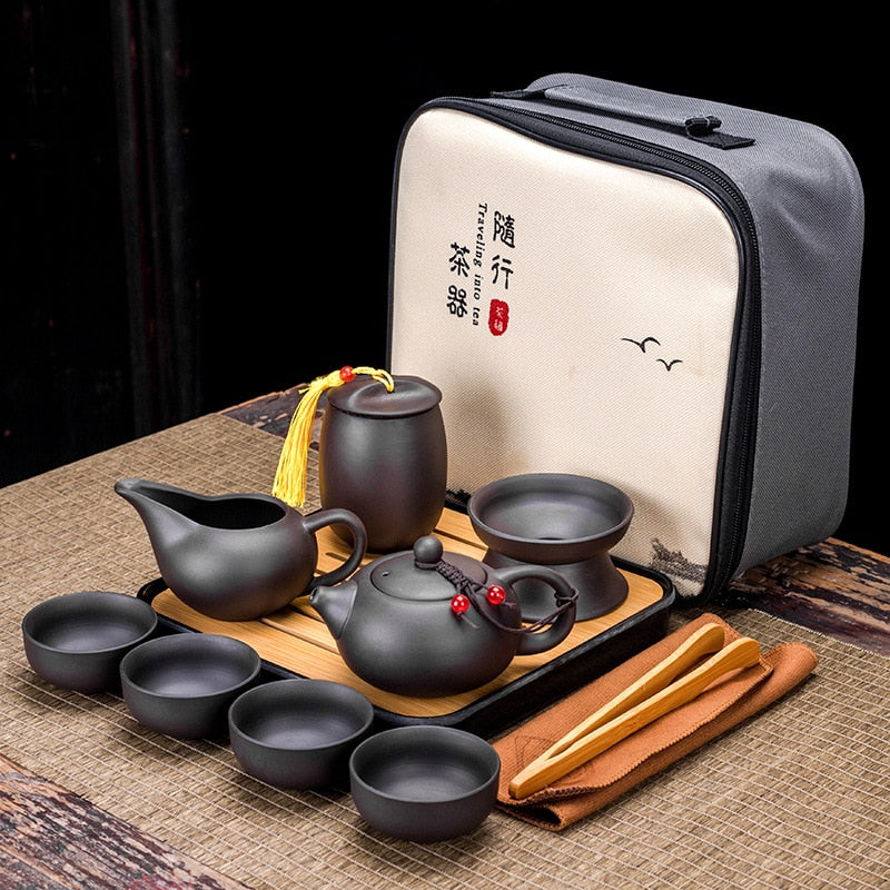 Portable Retro Clay Teaware set by SB - Style's Bug J