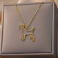 Artistic Dog necklaces (2pcs pack)