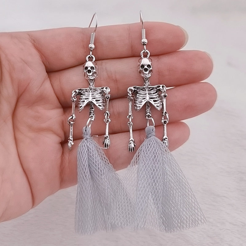 Mr. & Mrs. Skeleton Earrings by Style's Bug (2pcs pack) - Style's Bug 2 x Mrs. Skeleton earring pairs