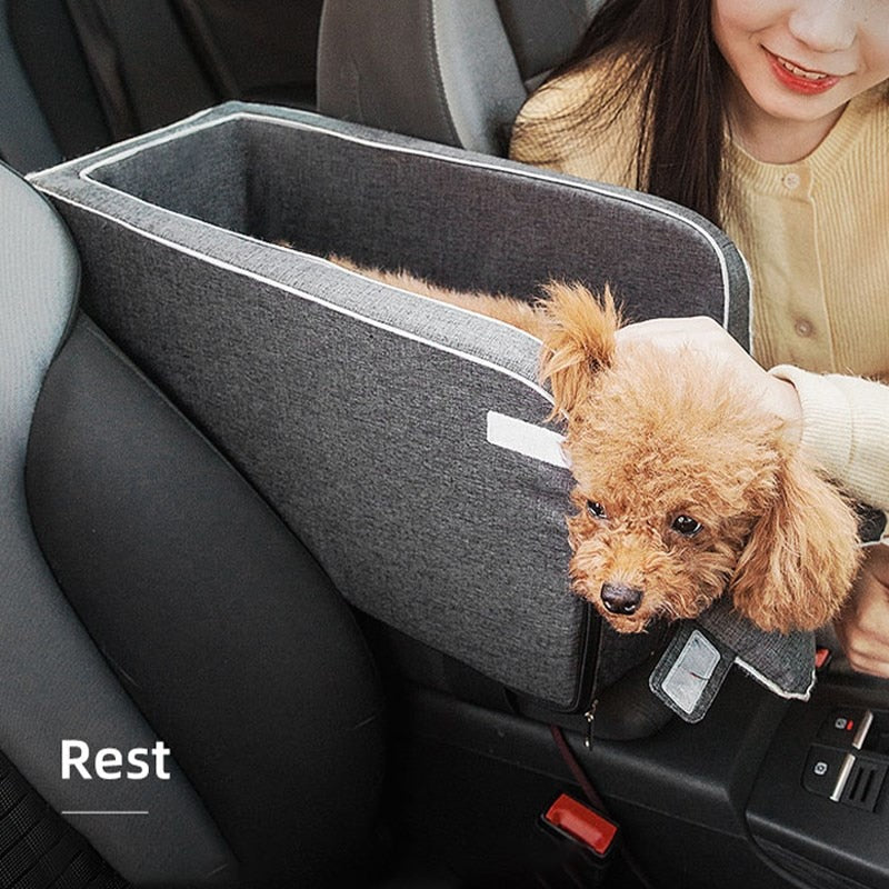 Portable Pet Car Seat - Arm rest edition