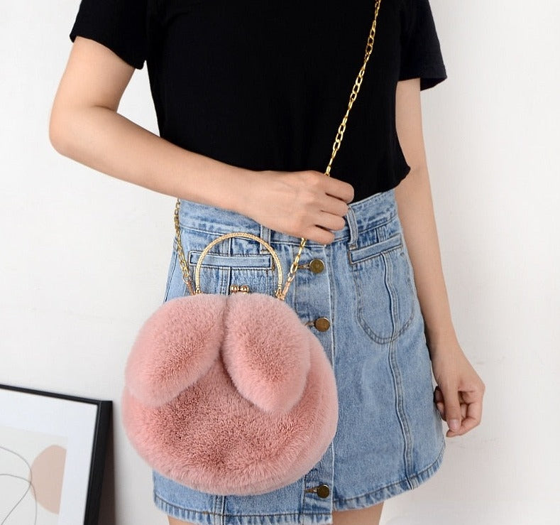 "Fluffy Bunny" mini shoulder bag by SB - Style's Bug