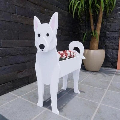 Realistic Dog flower planters - Style's Bug