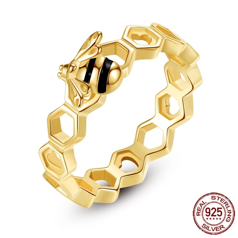 "Honeycomb & the Queen Bee" ring by SB - Style's Bug 5