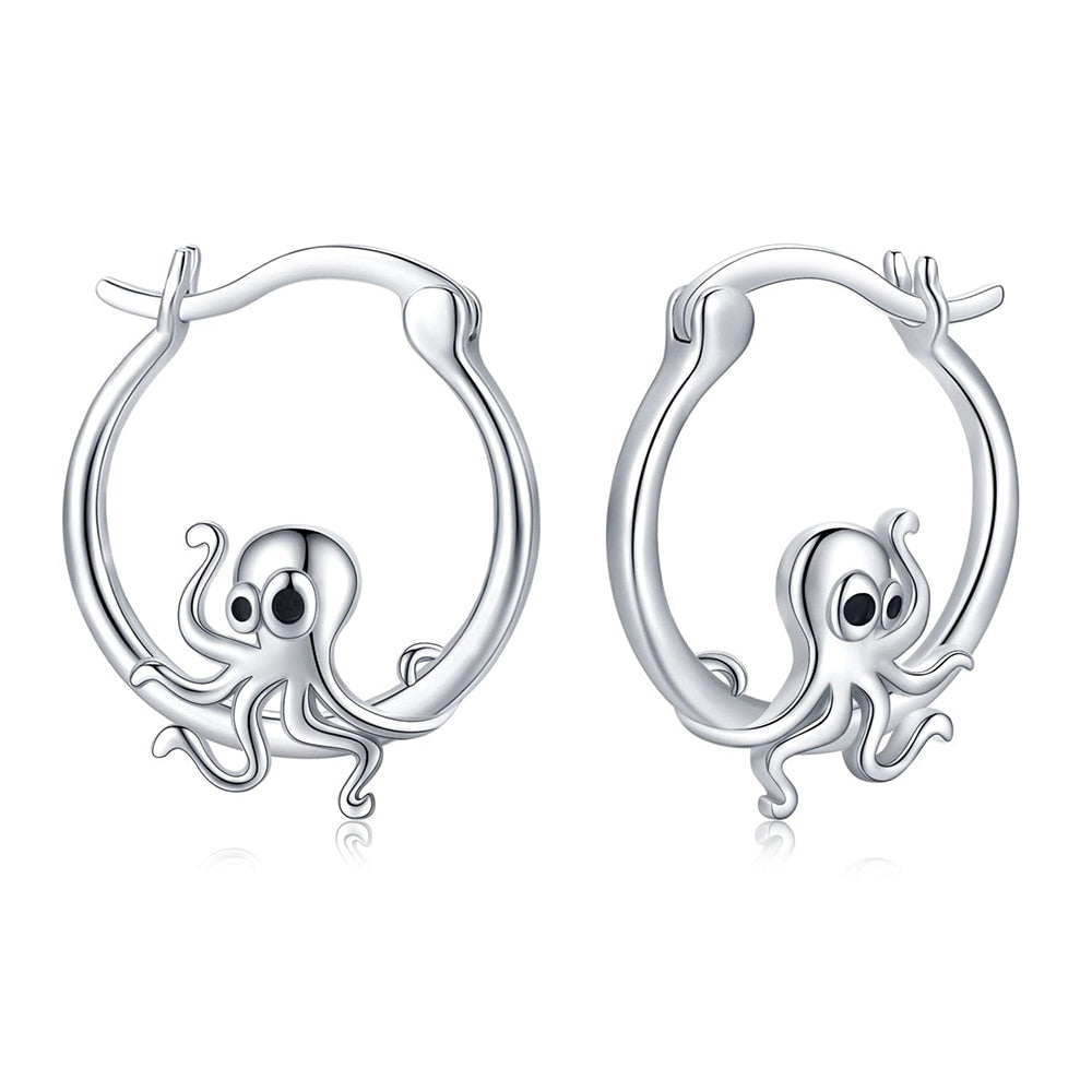 Waving Octopus earrings - Style's Bug