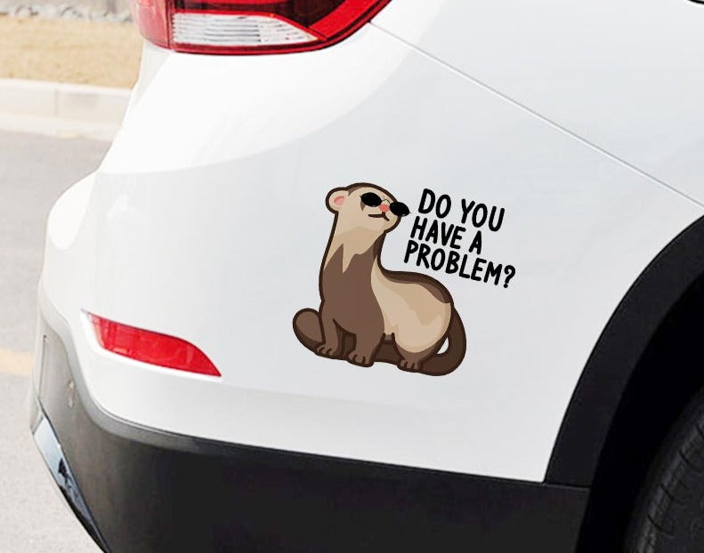 Funny Ferret stickers (2pcs pack) - Style's Bug