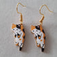 Funny Kitty Jewelry (3 pairs/pcs set) - Style's Bug 3 x Hanging Calico earring pairs