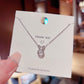 Diamond Head Little Rabbit necklace