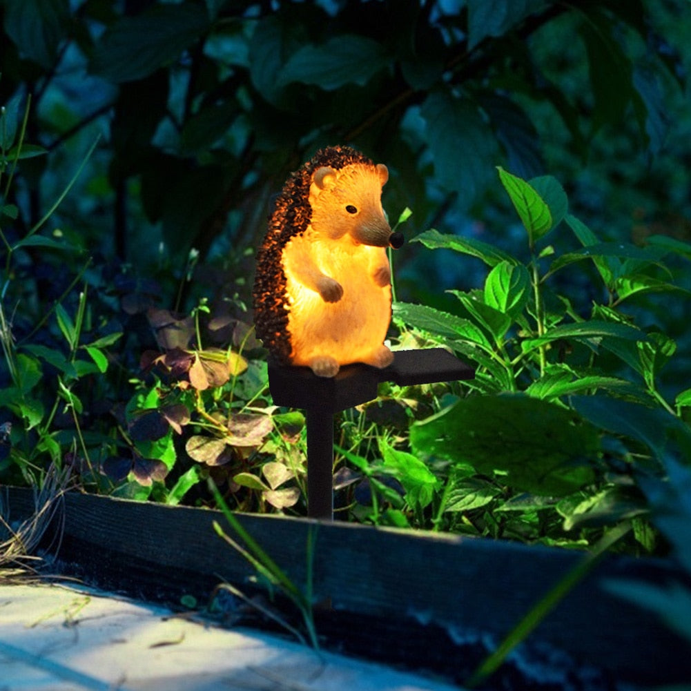 "Fairy Hedgehogs" - Solar powered garden lamps - Style's Bug