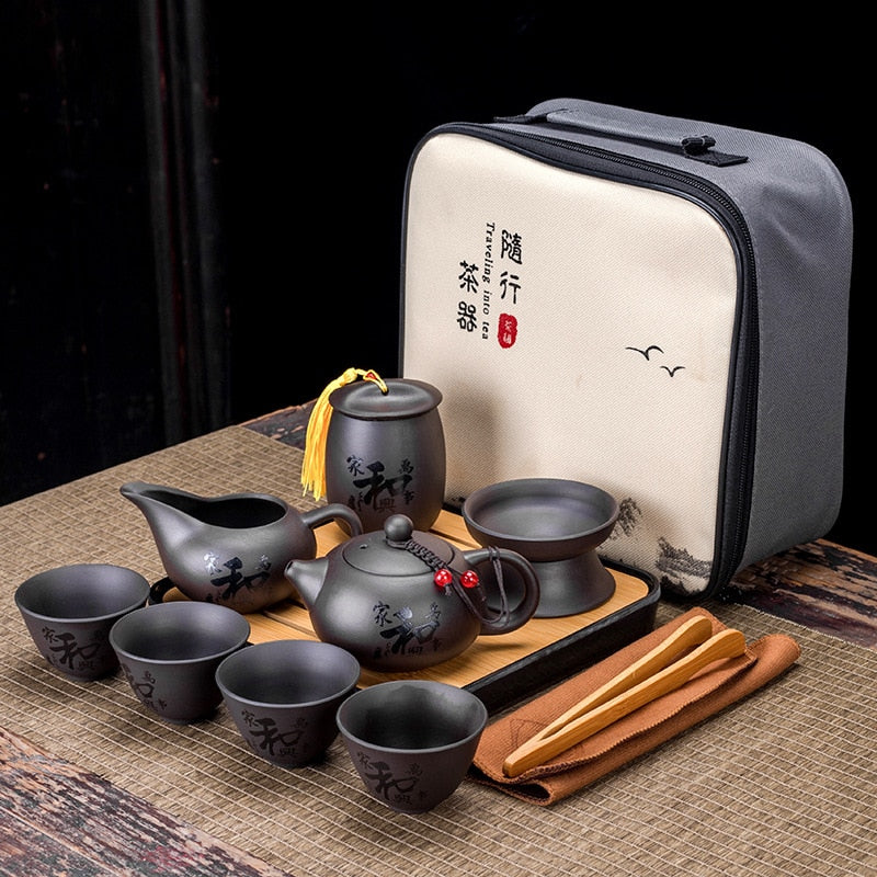Portable Retro Clay Teaware set by SB - Style's Bug H