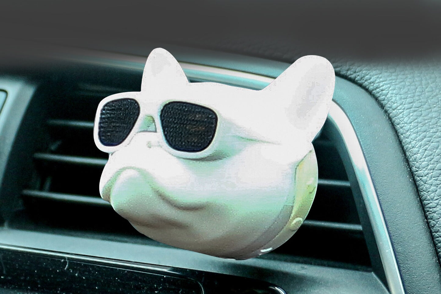 French Bulldog Car Air freshener - Style's Bug White / Without any incense flakes