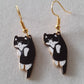 Funny Kitty Jewelry (3 pairs/pcs set) - Style's Bug 3 x Hanging Tuxedo earring pairs