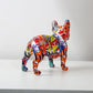 Graffiti French Bulldog Statues - Style's Bug