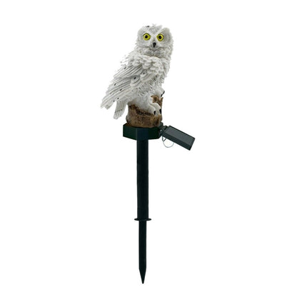 "Fairy Owls" - Solar powered garden lamps - Style's Bug White guy