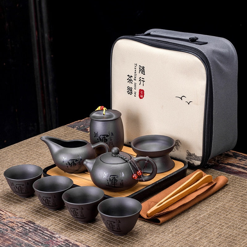 Portable Retro Clay Teaware set by SB - Style's Bug D