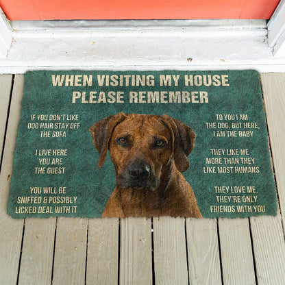 " Rhodesian Ridgeback Rules " mats by Style's Bug - Style's Bug Default Title
